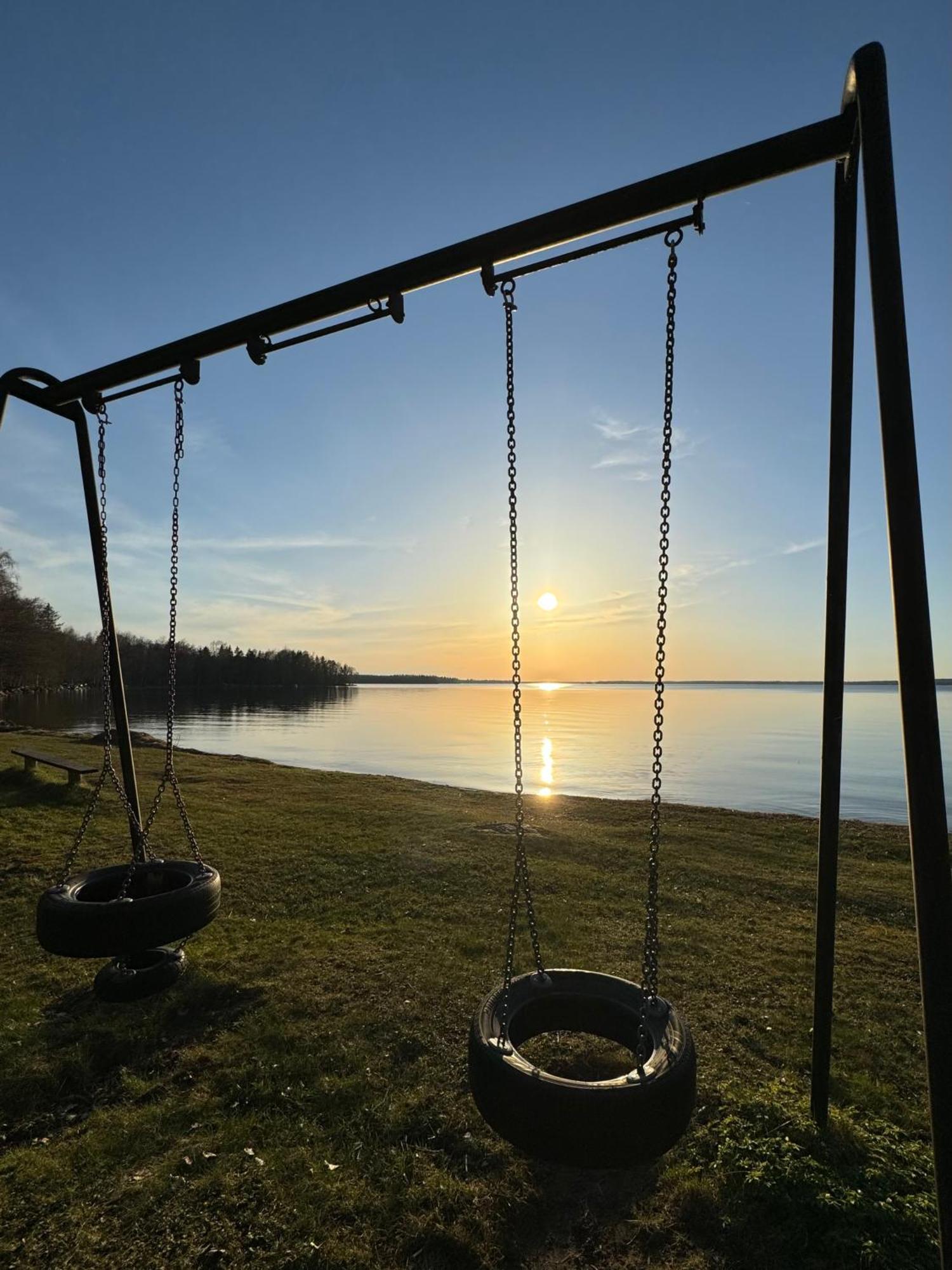 Sjoenaera Stuga Norrtälje Buitenkant foto